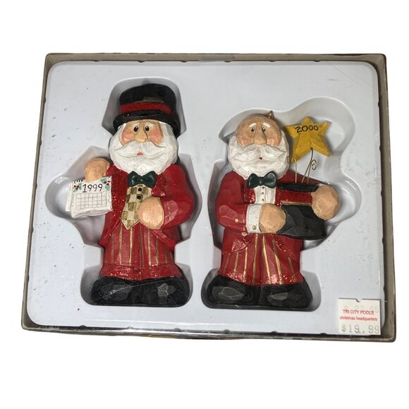 Midwest Cannon Falls Eddie Walker Christmas Santa Ornament 1999 2000 - Picture 4 of 12